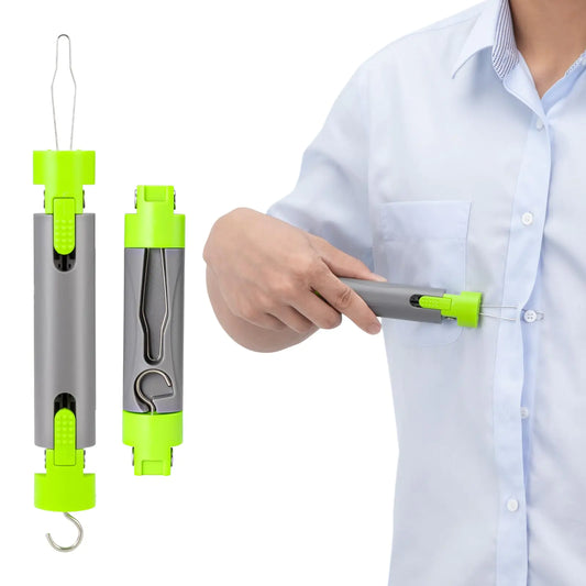 LYIGEOL Button Hook with Zipper Pull，One Hand Dressing Aids for Easy ButtonButton Assist Tool and Zipper Helper for SeniorsElderly Disabled Men and Women-2pack